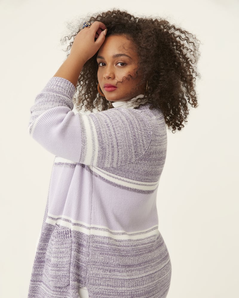 Side of plus size Meganne Duster Sweater Cardigan by Molly&Isadora | Dia&Co | dia_product_style_image_id:182332